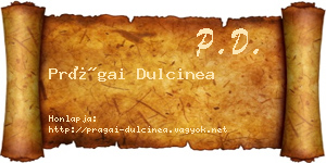 Prágai Dulcinea névjegykártya